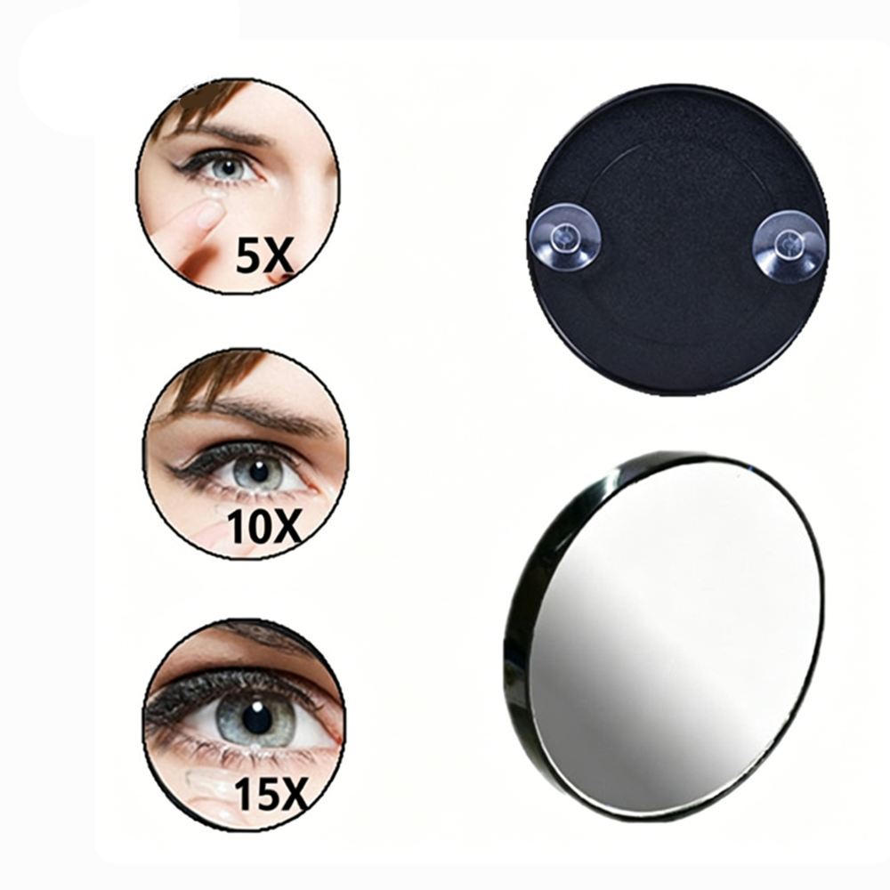 Shaving Mirror Suction - 5X/10X/15X Magnifying Mirror with Suction Cup