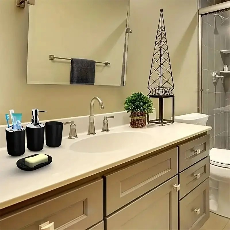 4pcs Bathroom Set, Plastic Gif - Zara Home Bathroom Set recensie en prijs