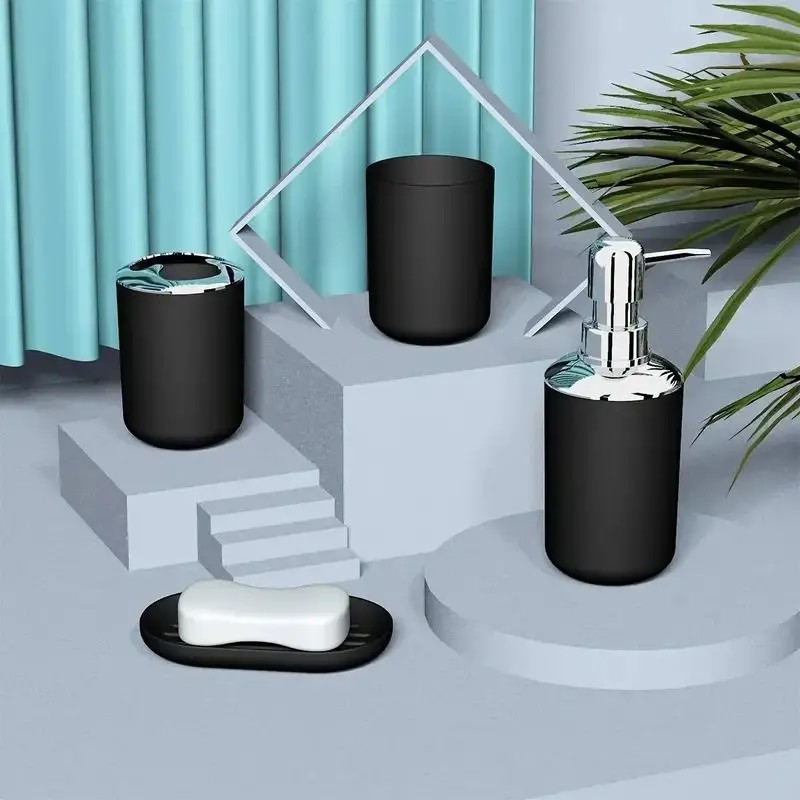 4pcs Bathroom Set, Plastic Gif - Zara Home Bathroom Set recensie en prijs