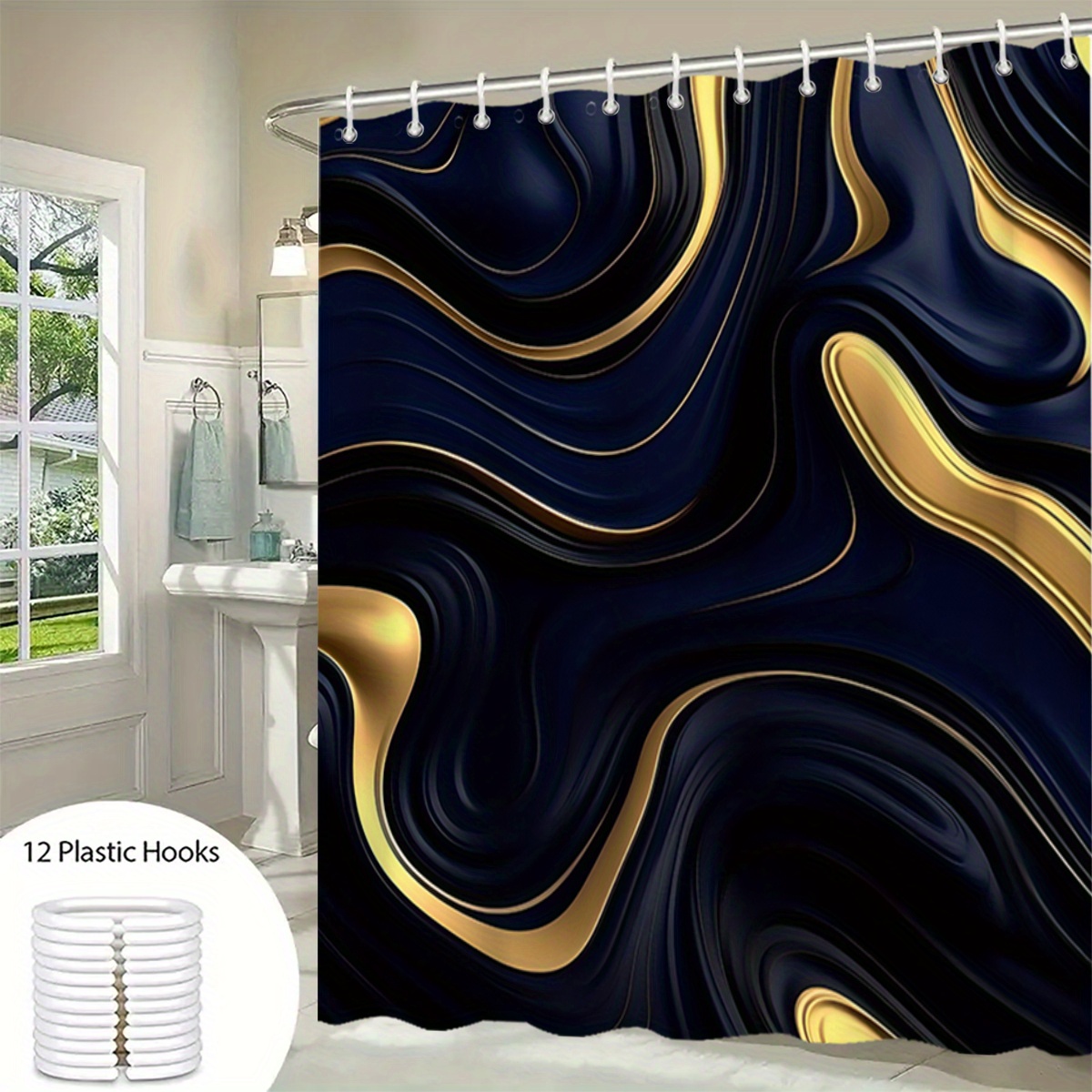 1/3 Piece Black Gold Bath Set  - Zara Home Bathroom Set recensie en prijs