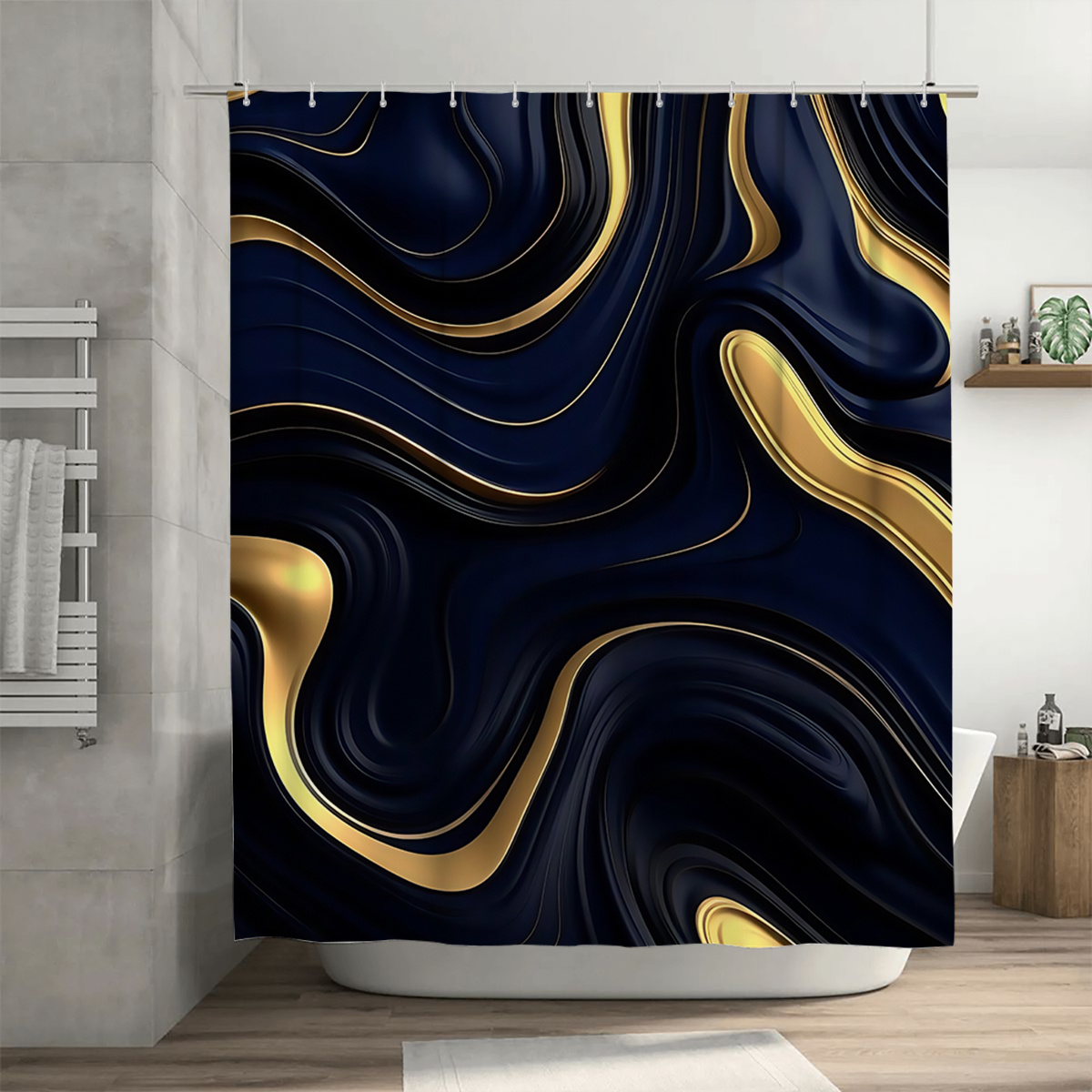 1/3 Piece Black Gold Bath Set  - Zara Home Bathroom Set recensie en prijs
