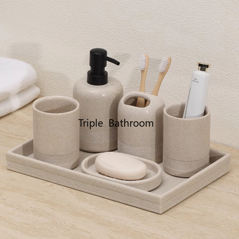 1pc Sandstone Bathroom Toiletr - Zara Home Bathroom Set recensie en prijs