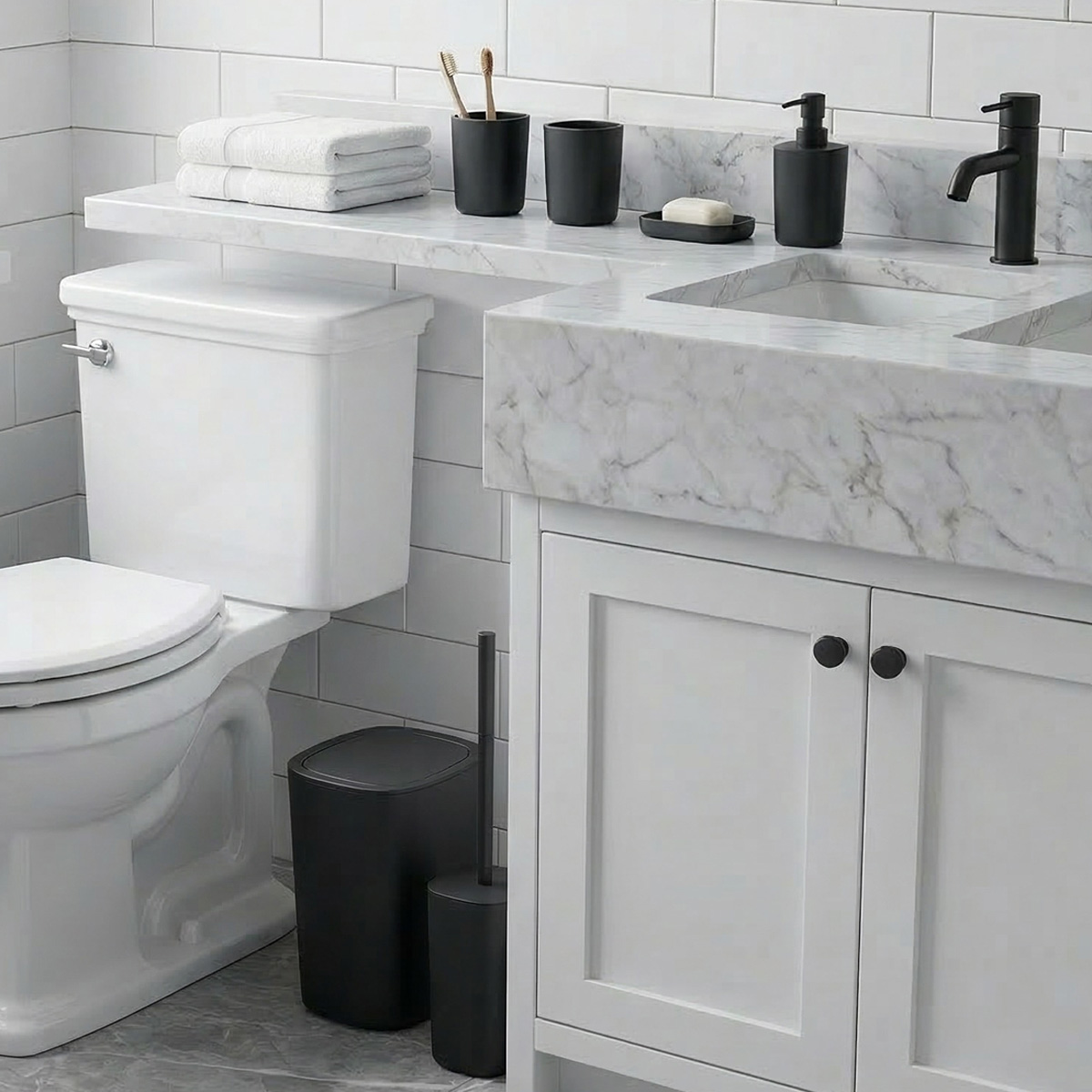6pcs Bathroom Accessories Set, - Zara Home Bathroom Set recensie en prijs