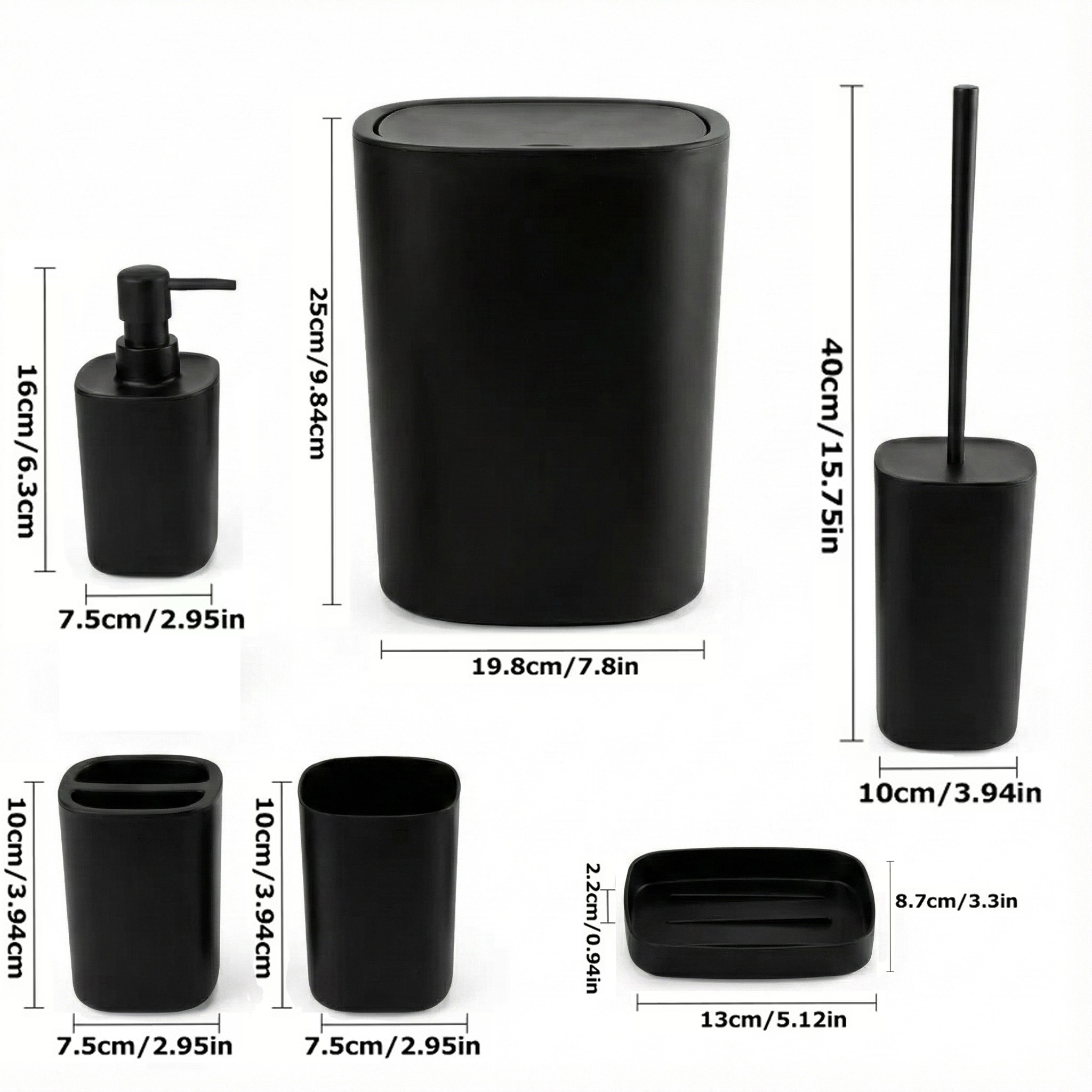 6pcs Bathroom Accessories Set, - Zara Home Bathroom Set recensie en prijs