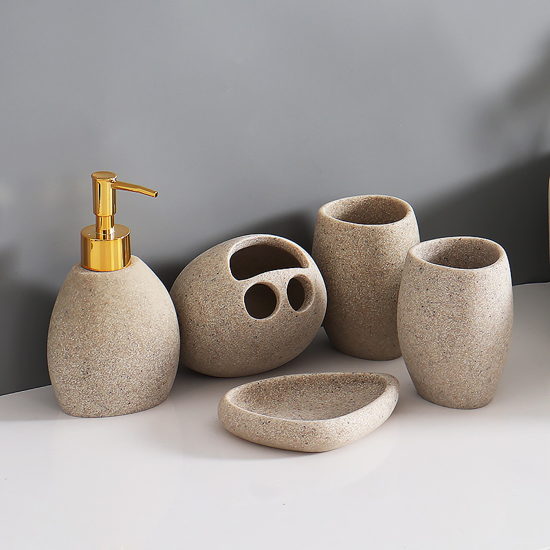 Nordic Resin Sand Lotion Bottl - Zara Home Bathroom Set recensie en prijs