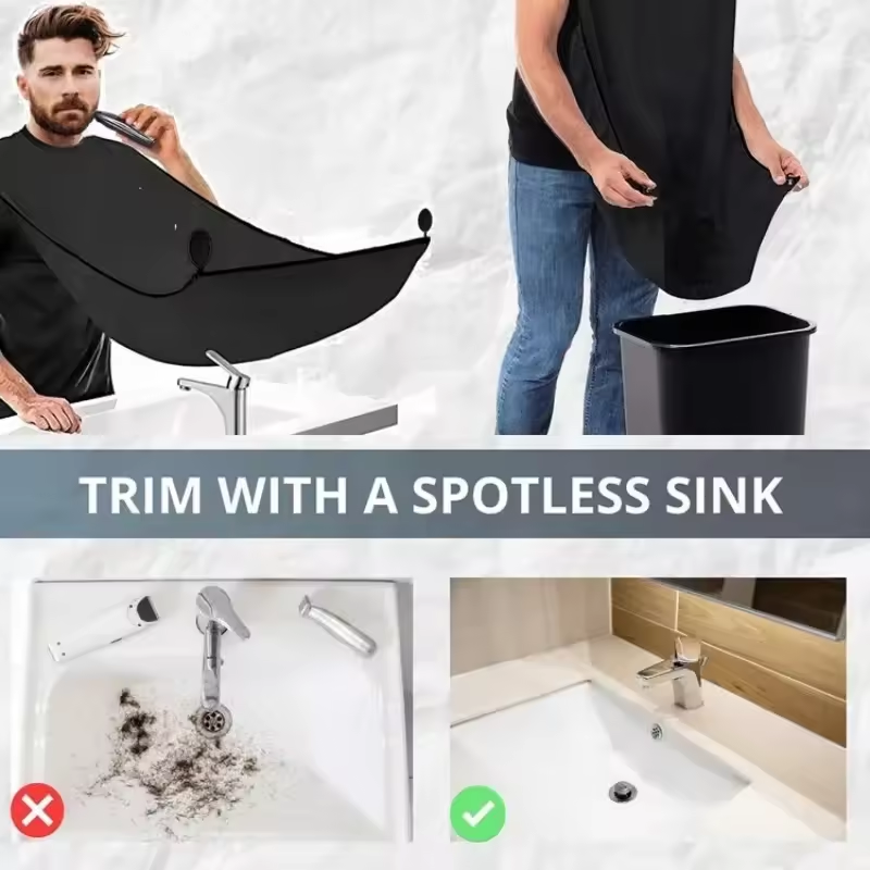 Black and White Male Shaving A - Shaving Mirror Suction recensie en prijs