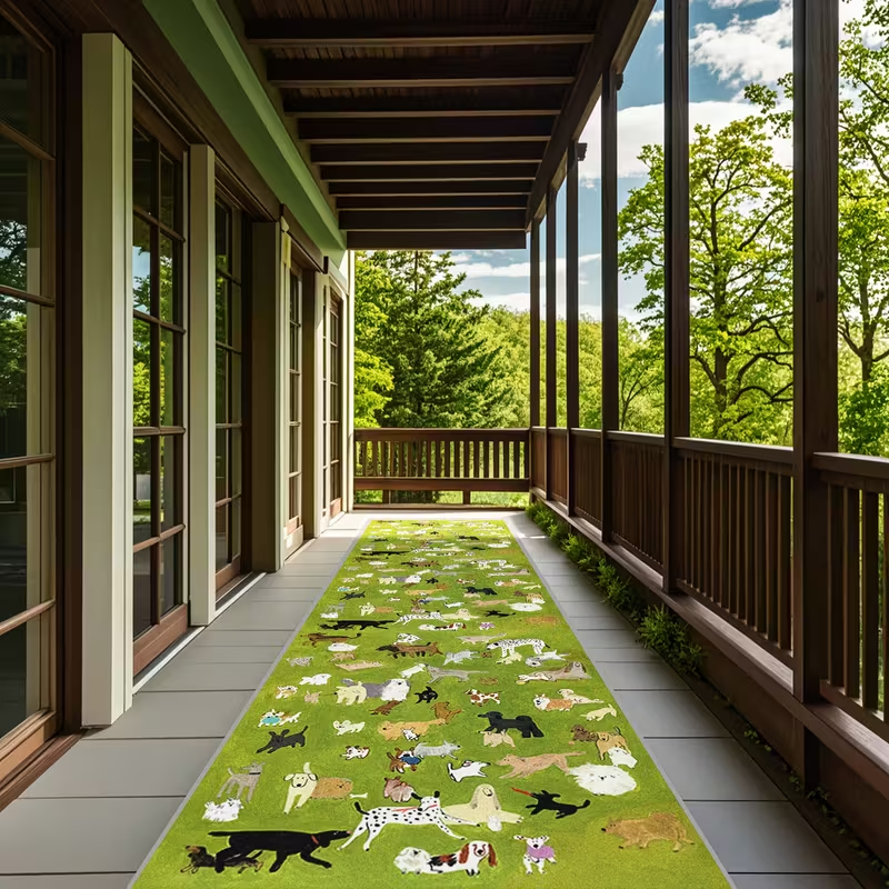3D Autumn Running Carpet Carto - Home Bathroom Layout recensie en prijs