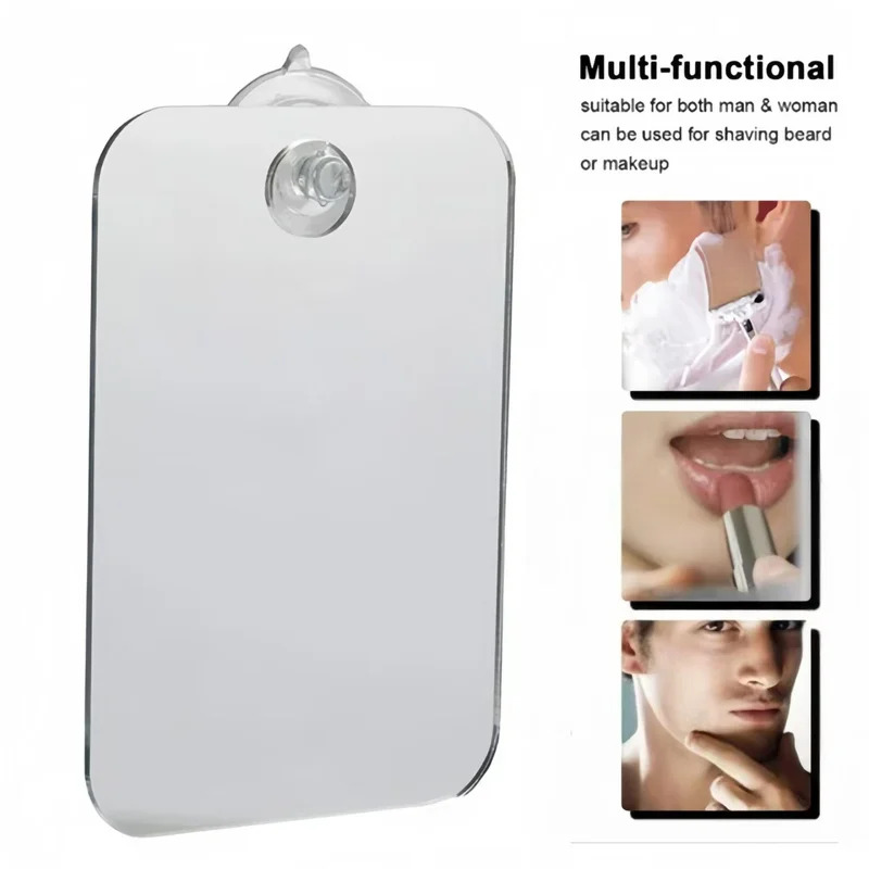 1Pcs Acrylic Bathroom Fog Free - Shaving Mirror Suction recensie en prijs