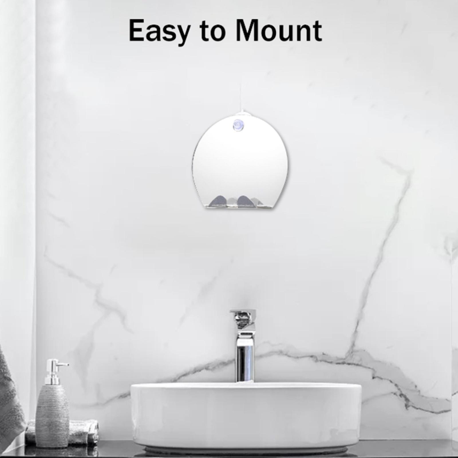 Unbreakable Portable Anti-Fog  - Shaving Mirror Suction recensie en prijs