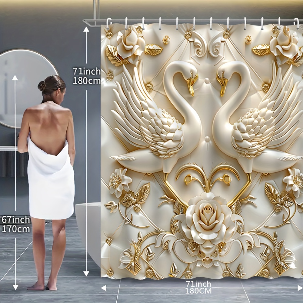 Elegant 3D Swans and Roses Lux - Zara Home Bathroom Set recensie en prijs