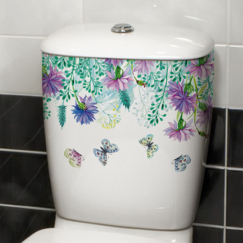 Vibrant Spring Butterfly Flowe - Home Bathroom Layout recensie en prijs