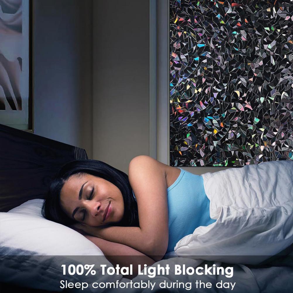3D Black Rainbow Window Blacko - Home Bathroom Window Tint recensie en prijs