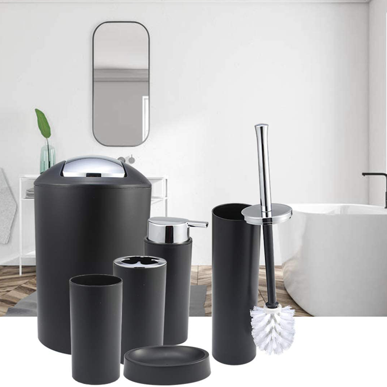 6Pcs Bathroom Accessories Set  - Zara Home Bathroom Set recensie en prijs