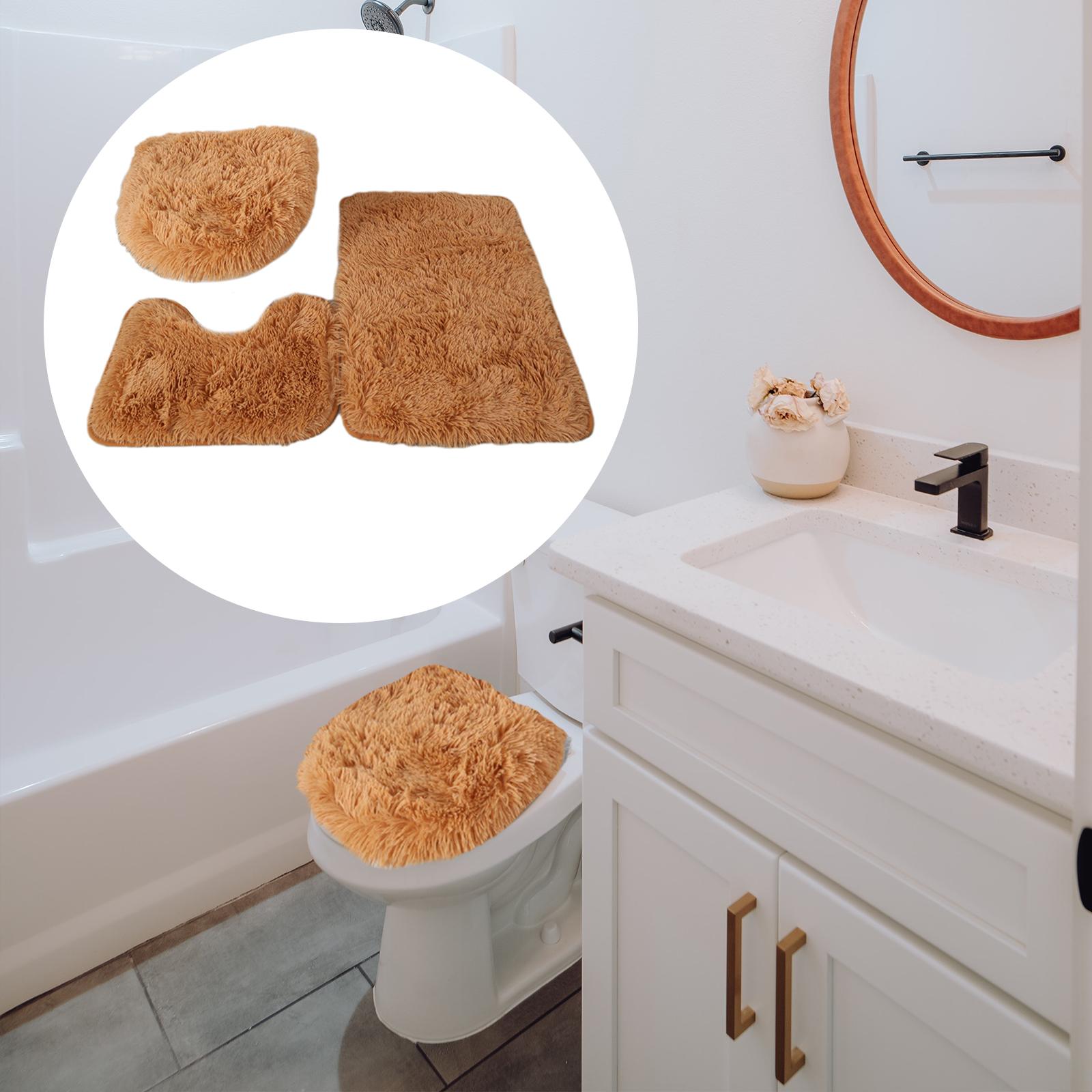 3Pcs Non Slip Bath Rugs Set To - Zara Home Bathroom Set recensie en prijs