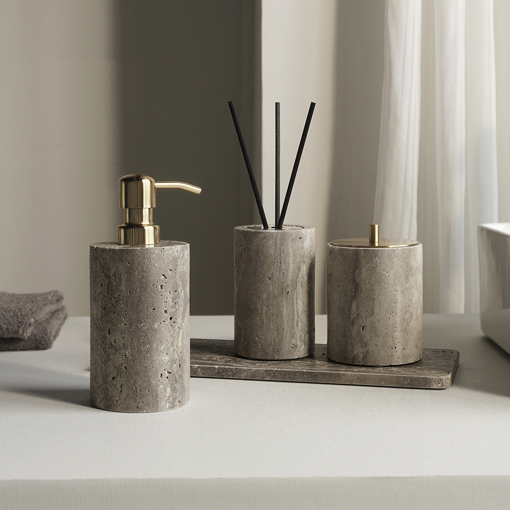 Grigio Travertino Bathroom Acc - Zara Home Bathroom Set recensie en prijs