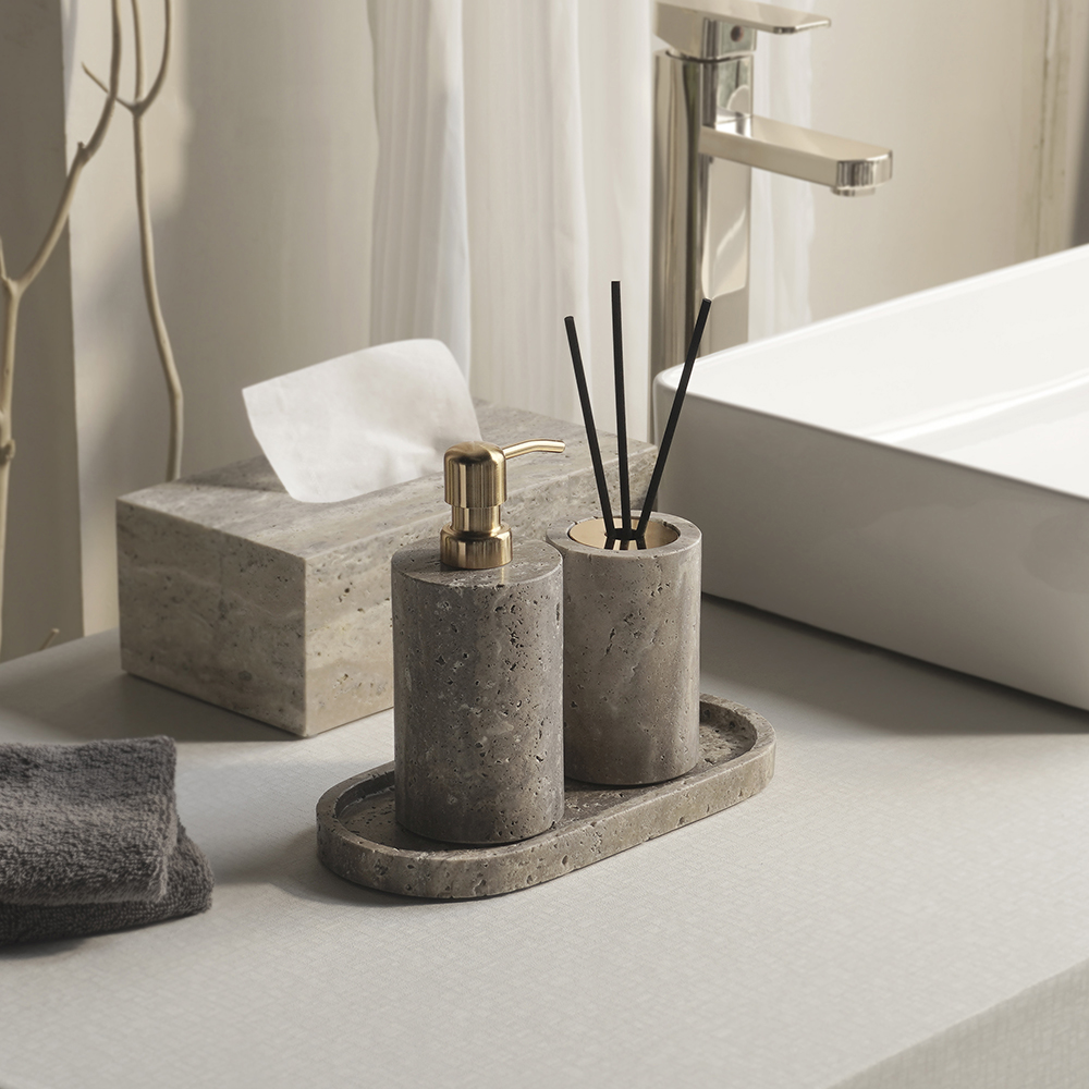 Grigio Travertino Bathroom Acc - Zara Home Bathroom Set recensie en prijs