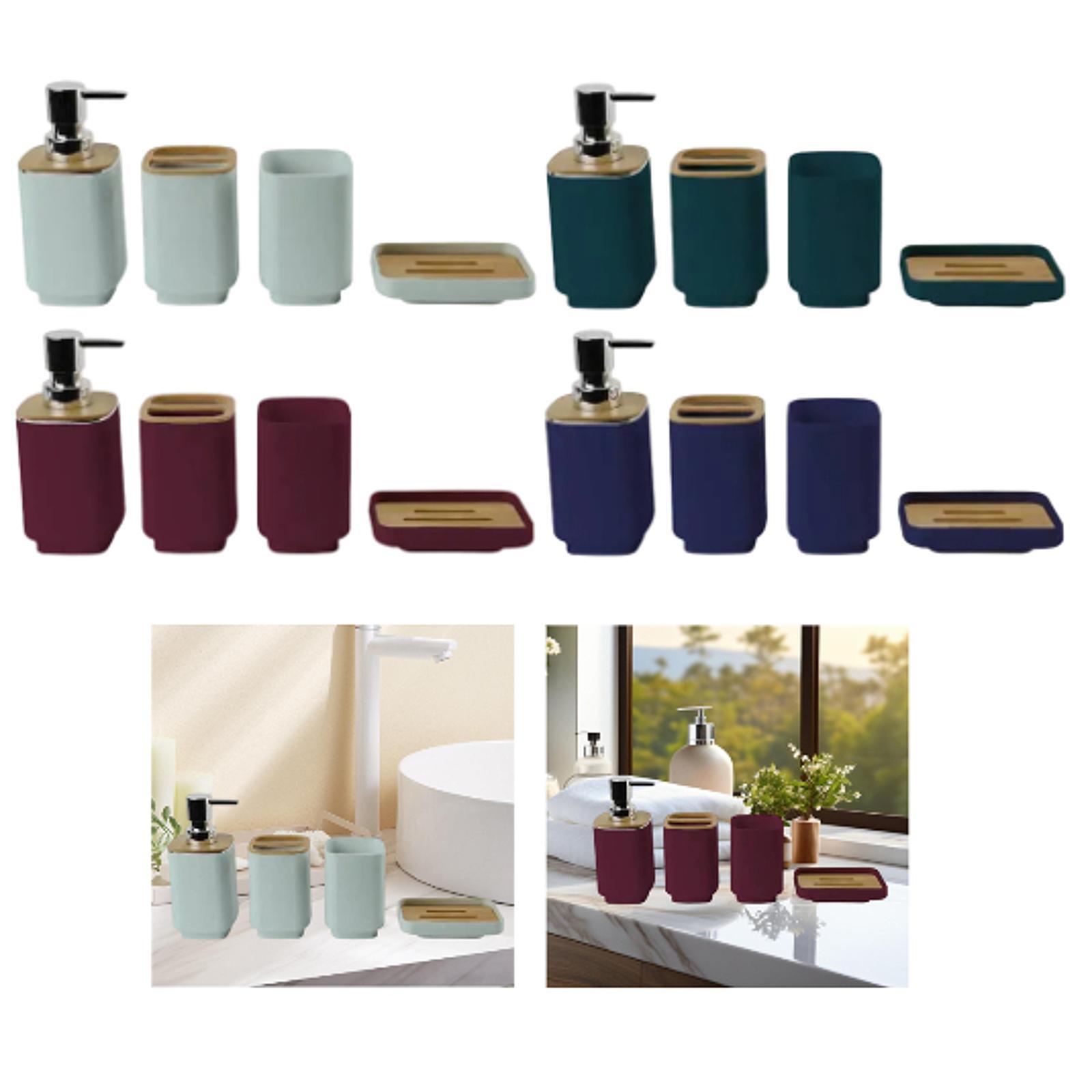 4 Pieces Bathroom Accessories  - Zara Home Bathroom Set recensie en prijs