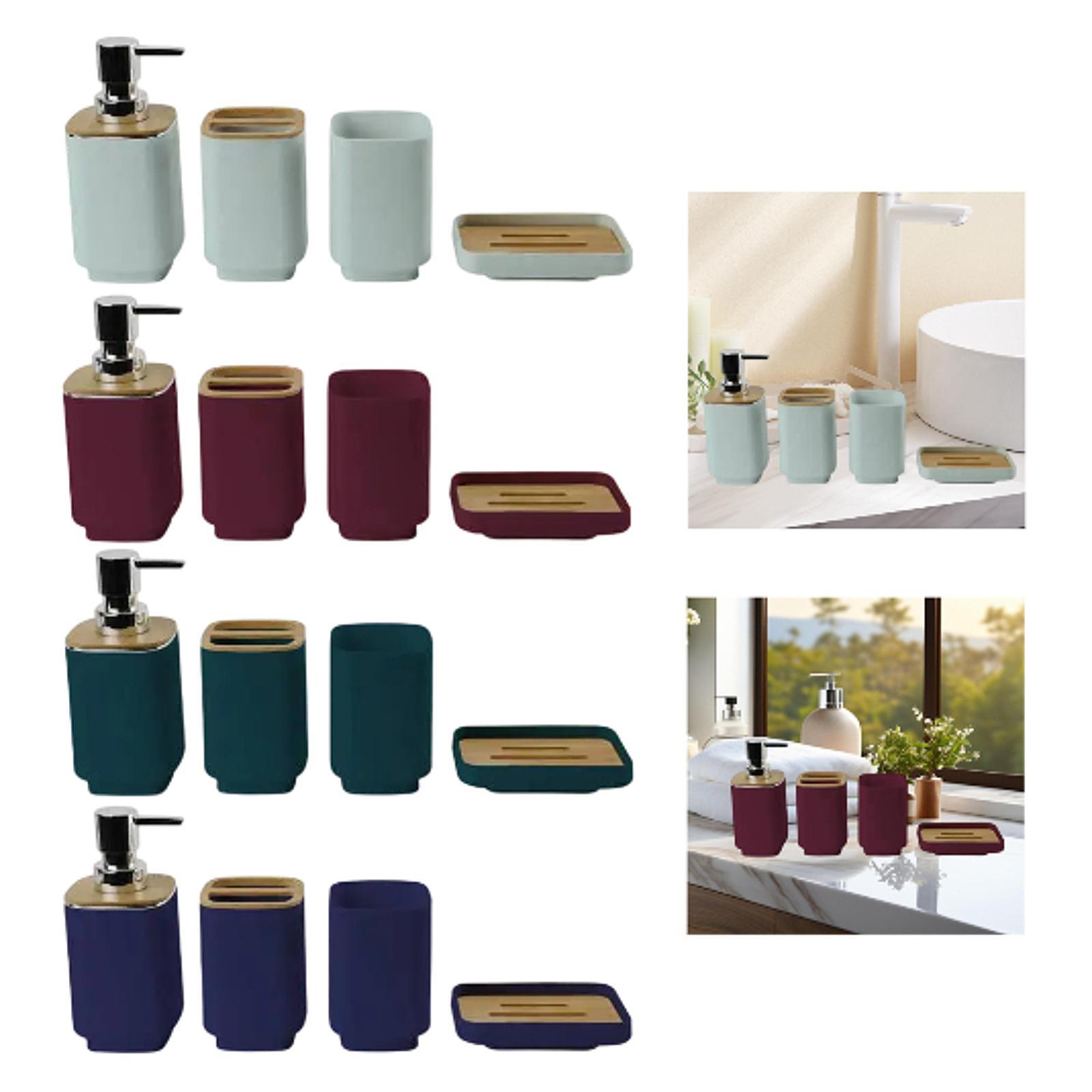 4 Pieces Bathroom Accessories  - Zara Home Bathroom Set recensie en prijs