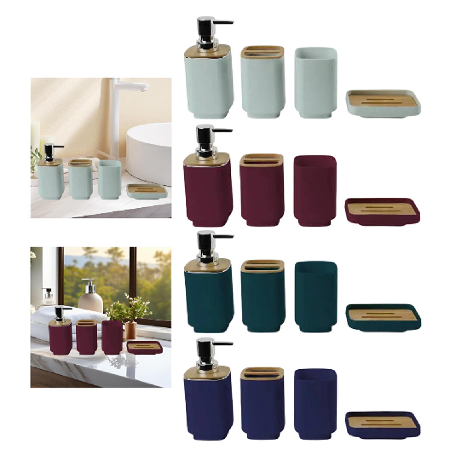4 Pieces Bathroom Accessories  - Zara Home Bathroom Set recensie en prijs